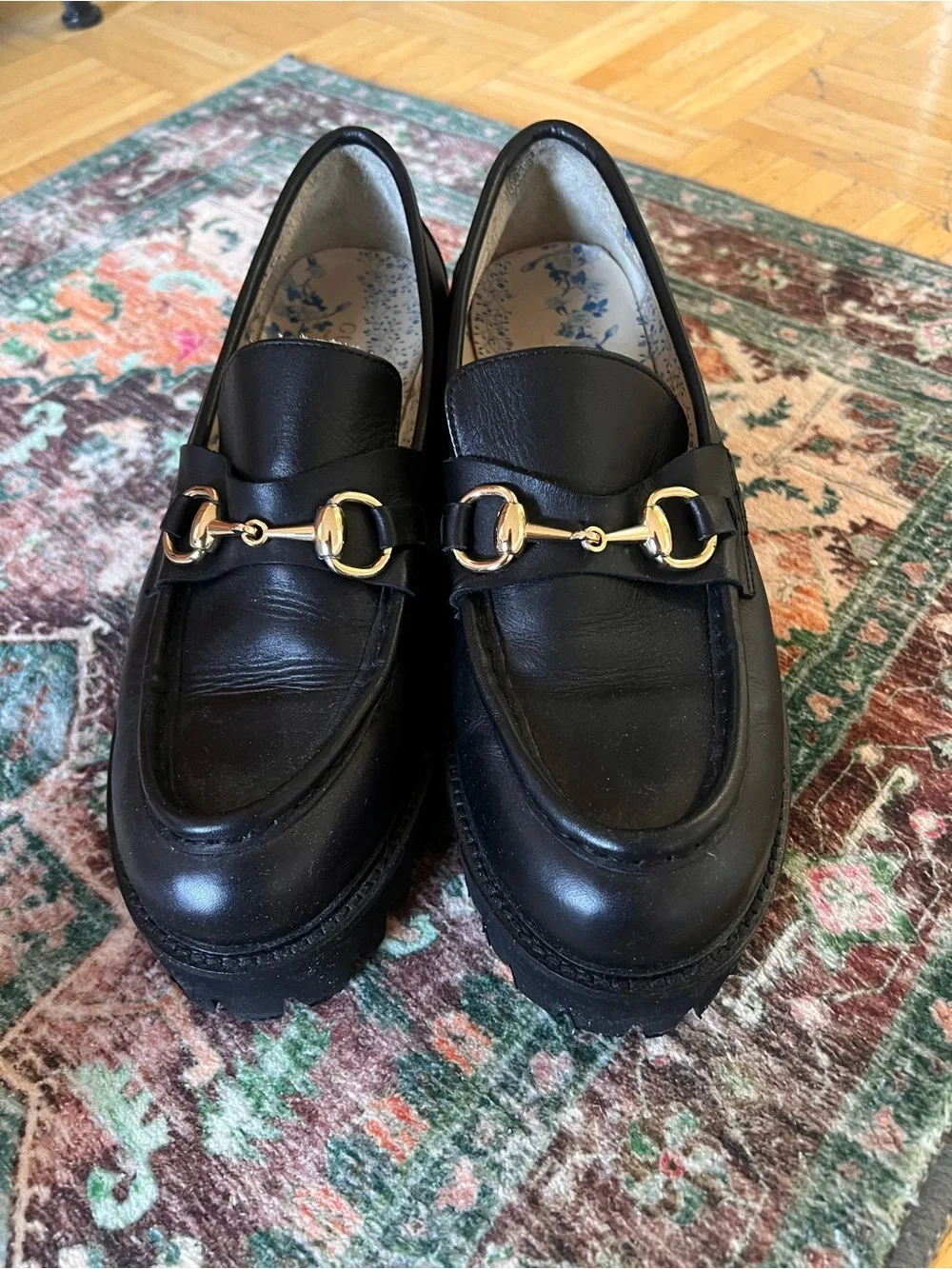 Gucci Black Leather Loafers - Picture 2 of 7